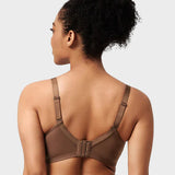 Full Coverage Lace Minimiser Bra - Petal