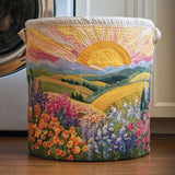 Nature and Dawn | Quilted Storage Basket