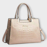 Sunniva | Glossy Croco Handbag