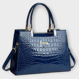 Sunniva | Glossy Croco Handbag