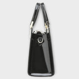 Sunniva | Glossy Croco Handbag