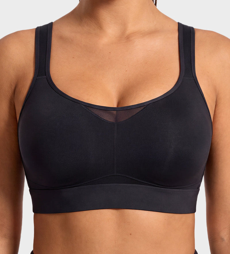 High-Impact Wireless Full-Coverage Racerback Sports Bra