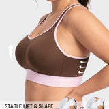 High-Impact Wireless Full-Coverage Racerback Sports Bra
