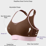 High-Impact Wireless Full-Coverage Racerback Sports Bra