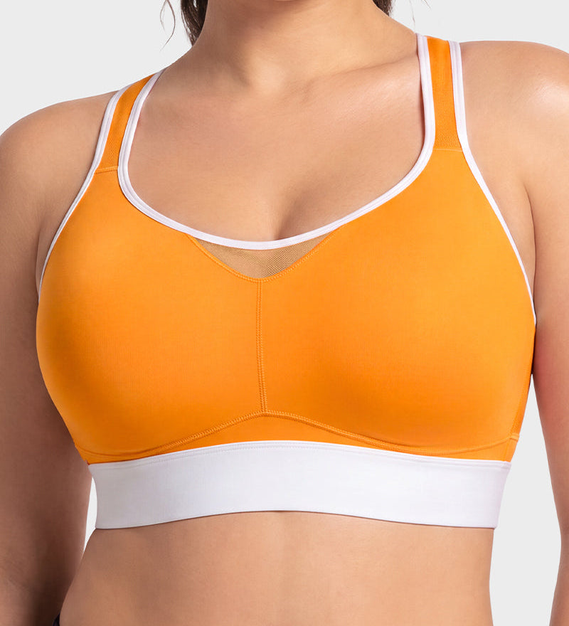 High-Impact Wireless Full-Coverage Racerback Sports Bra