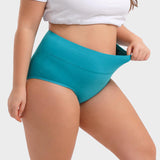 High-Waisted Full Coverage Cotton Briefs (4 pack)