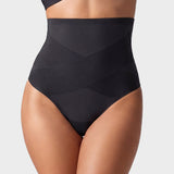 High Waist Mesh Tummy Control Thong (3 Pack)