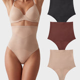 High Waist Mesh Tummy Control Thong (3 Pack)