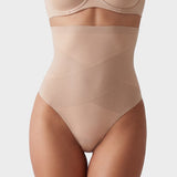 High Waist Mesh Tummy Control Thong (3 Pack)