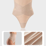 High Waist Mesh Tummy Control Thong (3 Pack)