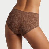 High Waist Seamless Leopard Tummy Brief (6 Pack)