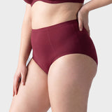 High Waist Tummy Control Cotton Briefs (4 Pack)