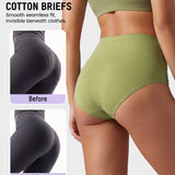 High Waist Tummy Control Cotton Briefs (4 Pack)
