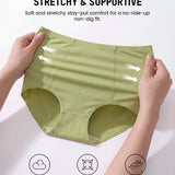 High Waist Tummy Control Cotton Briefs (4 Pack)