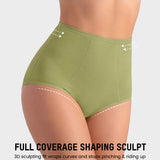 High Waist Tummy Control Cotton Briefs (4 Pack)