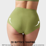 High Waist Tummy Control Cotton Briefs (4 Pack)