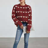 Women's mock-neck sweater - Soft and elegant