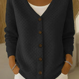Eleonora | Quilted Cardigan with Buttons