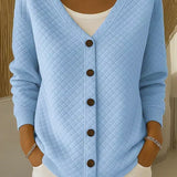 Eleonora | Quilted Cardigan with Buttons