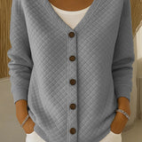 Eleonora | Quilted Cardigan with Buttons
