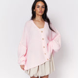 CozyGlam Oversize V-Cardigan