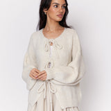 Oversized Cardigan with Ties