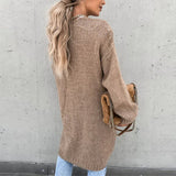 Long Oversized Cardigan for Women – Loose and Comfortable Knit
