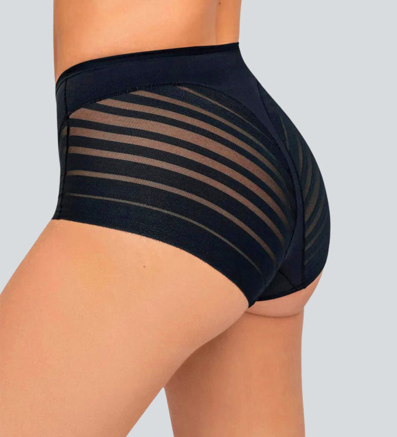 Seamless Breathable Lace Mid-Rise Panties