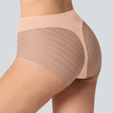 Seamless Breathable Lace Mid-Rise Panties