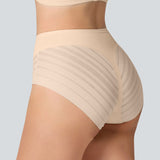 Seamless Breathable Lace Mid-Rise Panties