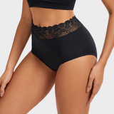 Lace Trim Cotton Hipster Panties (5 Pack)