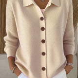 Fosca | Cardigan with Collar and Buttons