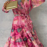 Lieke | Floral Design Wrap Dress