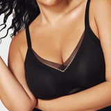 Mesh Crossover Wireless Lift Bra