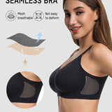 Mesh Crossover Wireless Lift Bra