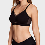 Mesh Crossover Wireless Lift Bra