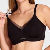 Mesh Crossover Wireless Lift Bra