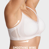 Mesh Crossover Wireless Lift Bra