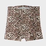 Mid-Rise Ice Silk Leopard Panties (6 Pack)