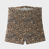 Mid-Rise Ice Silk Leopard Panties (6 Pack)