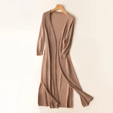 Long vest for women – Elegant light sweater for a stylish and airy look