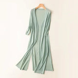 Long vest for women – Elegant light sweater for a stylish and airy look