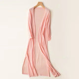 Long vest for women – Elegant light sweater for a stylish and airy look