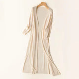 Long vest for women – Elegant light sweater for a stylish and airy look