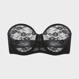 No Slip Strapless Lace Push Up Bra