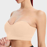 Non-Slip Bandeau Seamless Wireless Strapless Bra