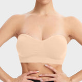 Non-Slip Bandeau Seamless Wireless Strapless Bra