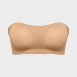 Non-Slip Crossover Side Hook Bandeau Bra