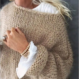 Elegant Soft Sweater for Women – Oversized Sweater with Long Sleeves