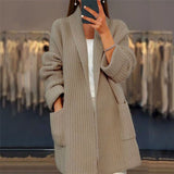Fashionable Long Sleeve Women's Cardigan | Casual